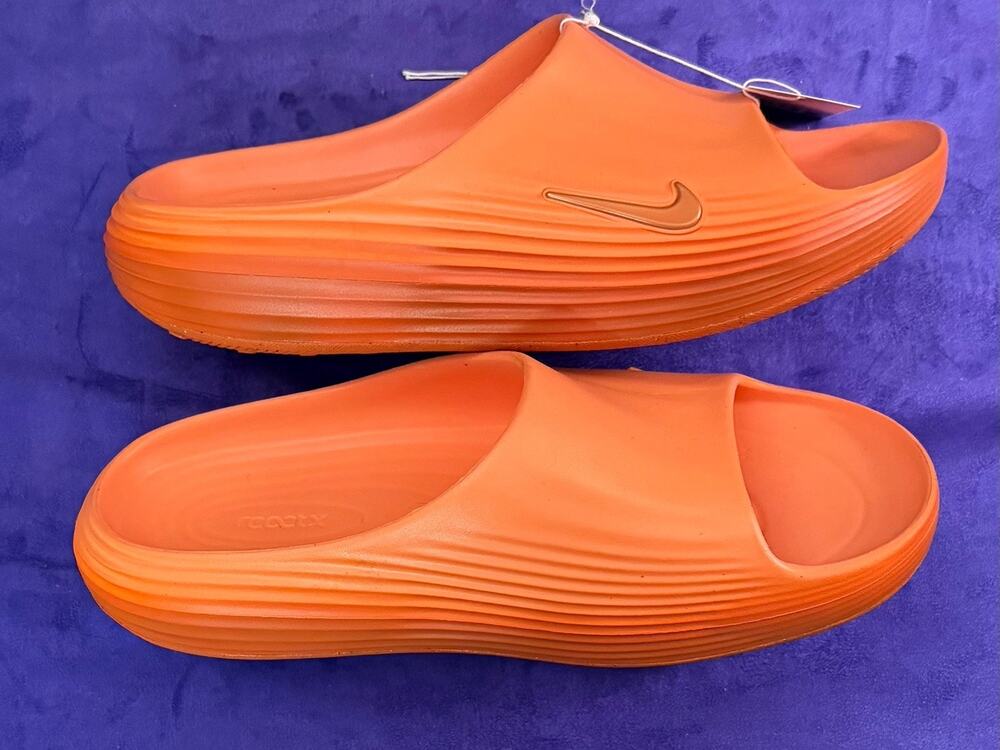 NIKE REACTX REJUVEN8 Slides/Sandals Unisex Orange Size M.13/14 HV4484400